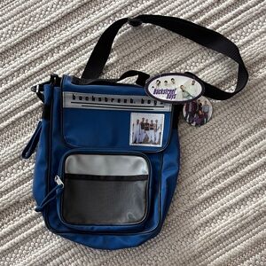 Backstreet Boys Vintage 2000 Blue and Black Crossbody Bag NWT